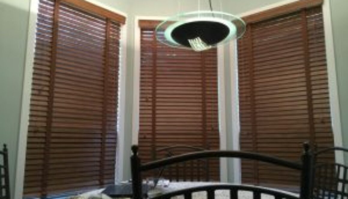 what is faux wood blinds