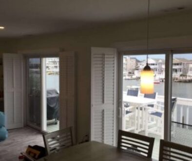 shutters in kitchen windows